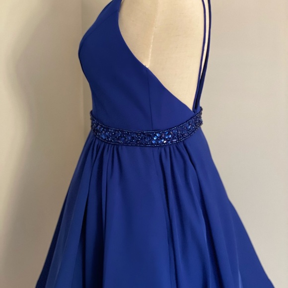NWT Mac Duggal Blue Dress - Picture 4 of 11